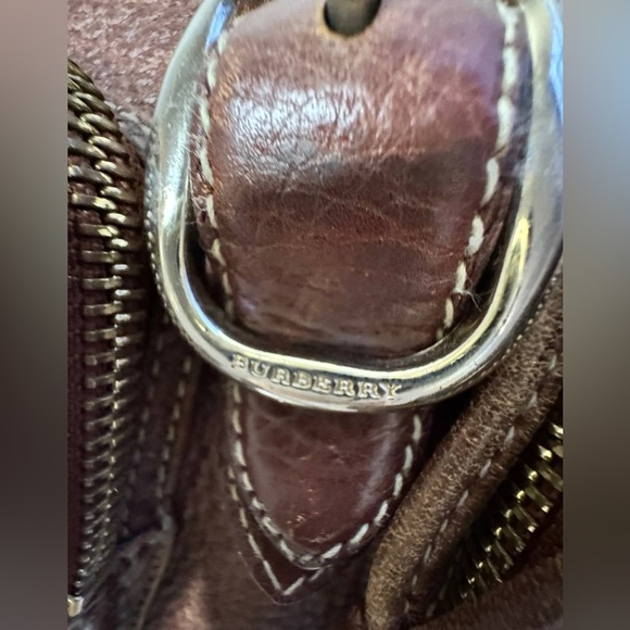 BURBERRY Vintage Brown Leather Small Backpack - Picture 9 of 16